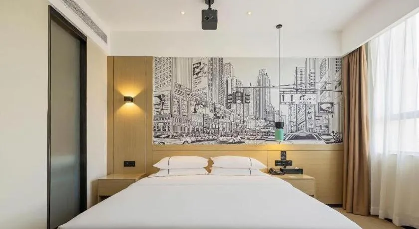Bed in City Comfort Inn Chongqing Fuling North Station Taiyi Avenue