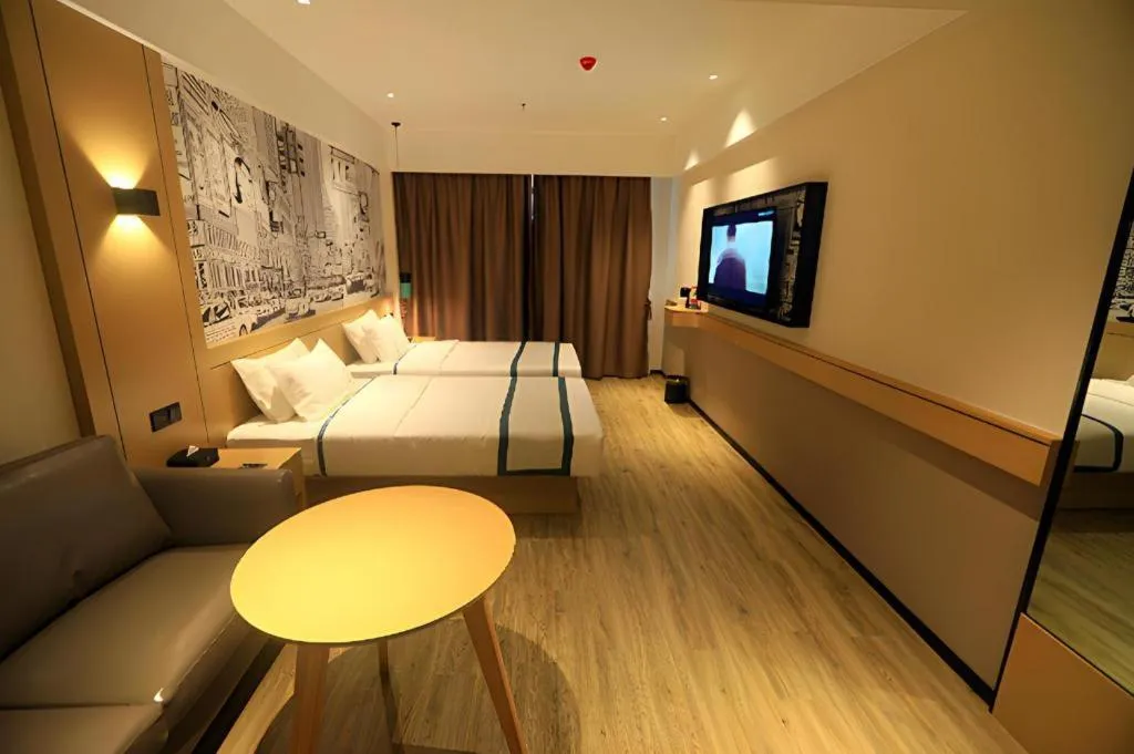 Bed in City Comfort Inn Chongqing Fuling North Station Taiyi Avenue