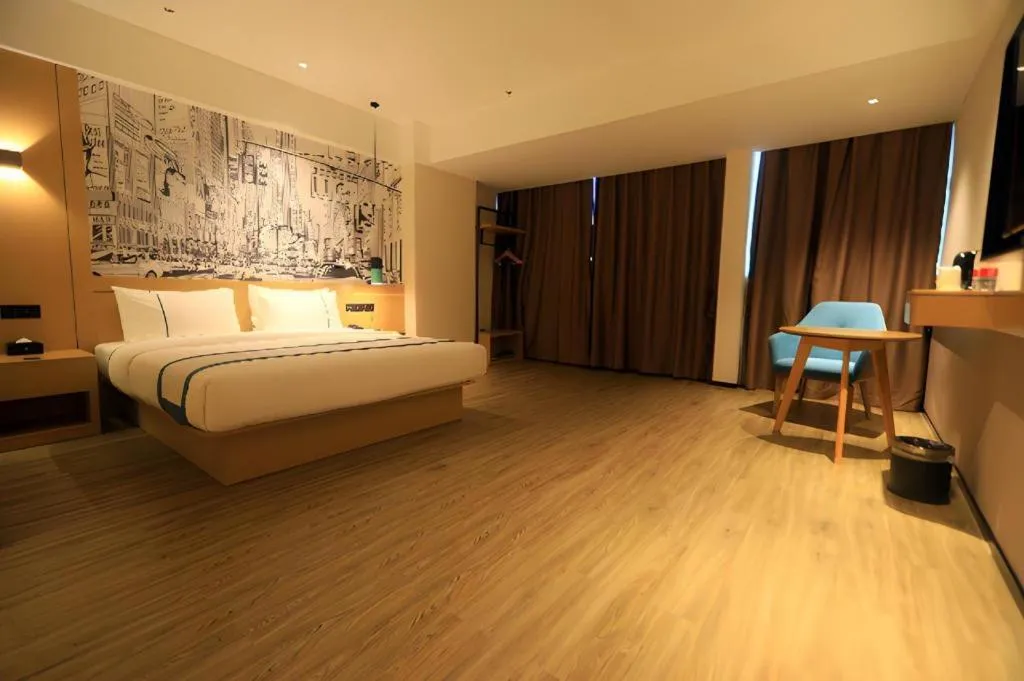 Bed in City Comfort Inn Chongqing Fuling North Station Taiyi Avenue