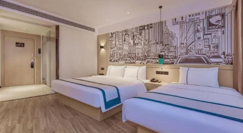 Bed in City Comfort Inn Chongqing Fuling North Station Taiyi Avenue