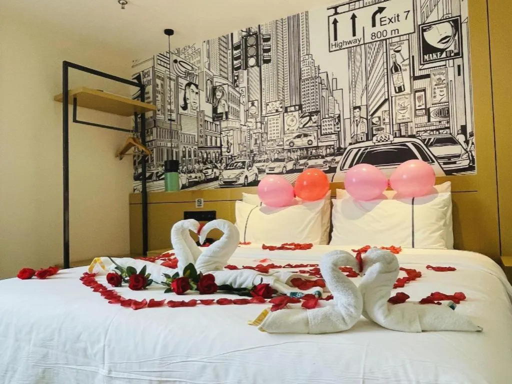 Bed in City Comfort Inn Chongqing Fuling North Station Taiyi Avenue