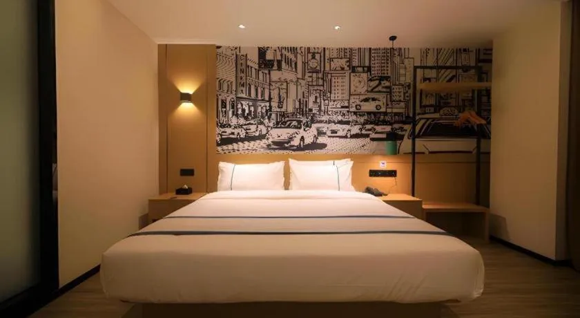 Bed in City Comfort Inn Chongqing Fuling North Station Taiyi Avenue