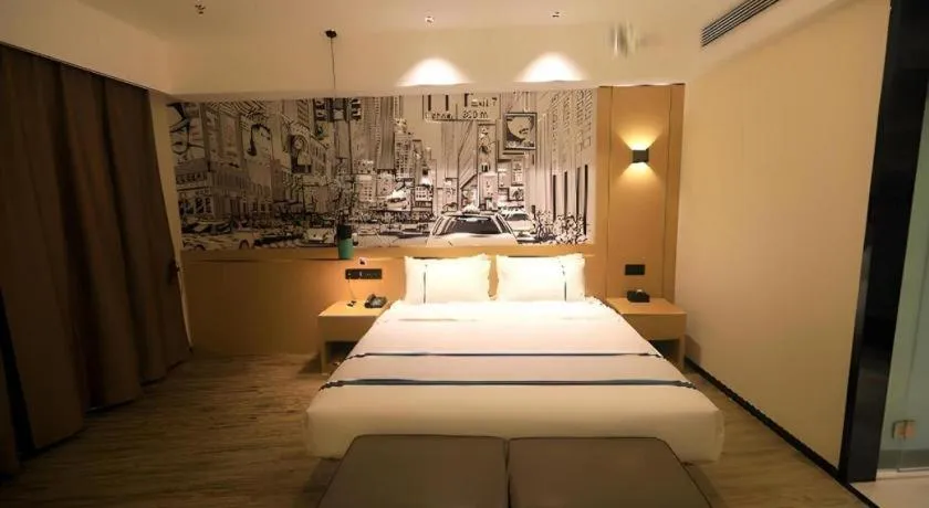 Bed in City Comfort Inn Chongqing Fuling North Station Taiyi Avenue