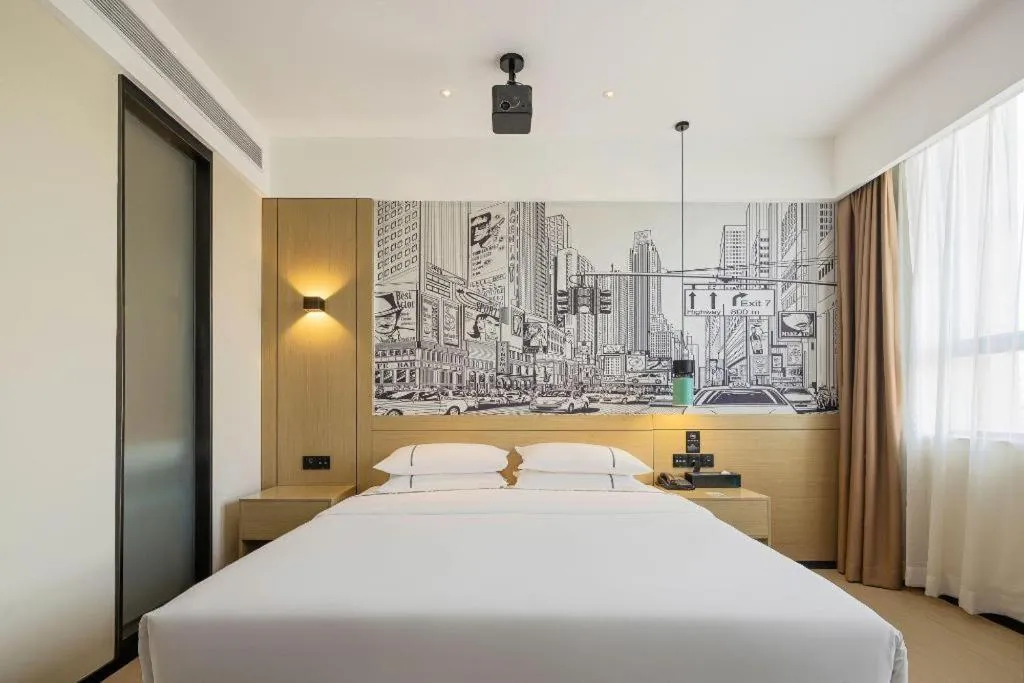 Bed in City Comfort Inn Chongqing Fuling North Station Taiyi Avenue