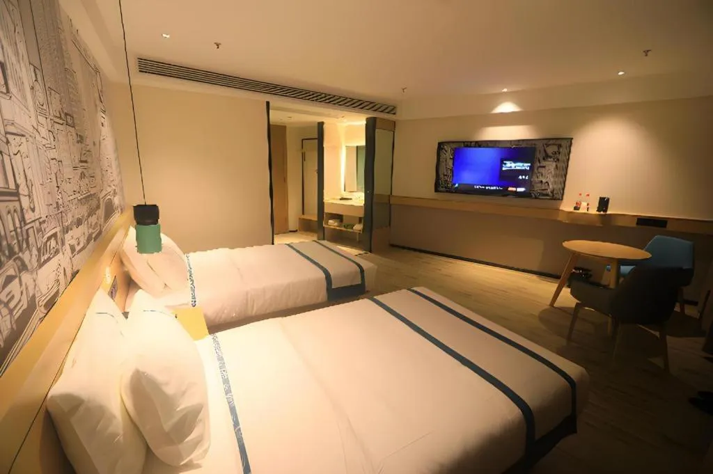 Bed in City Comfort Inn Chongqing Fuling North Station Taiyi Avenue
