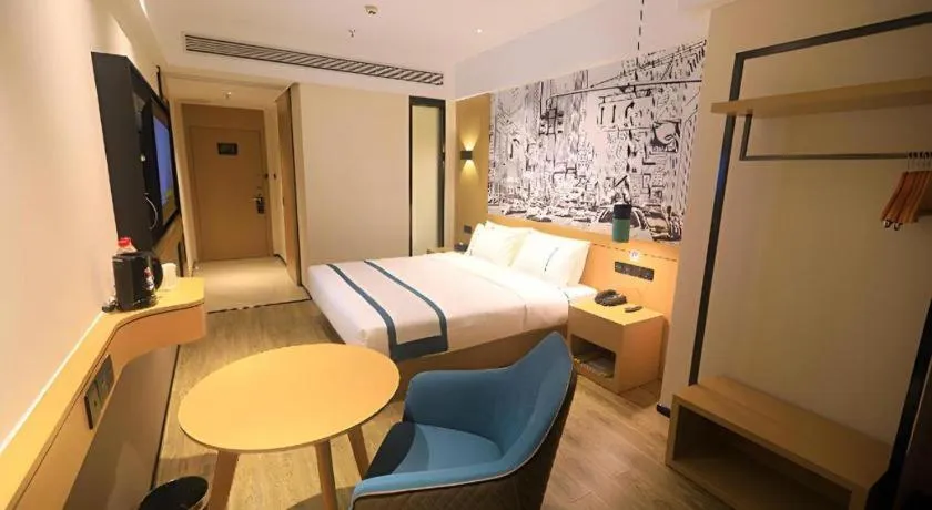 Bed in City Comfort Inn Chongqing Fuling North Station Taiyi Avenue
