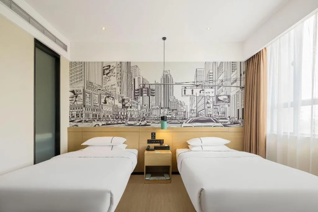 Bed in City Comfort Inn Chongqing Fuling North Station Taiyi Avenue