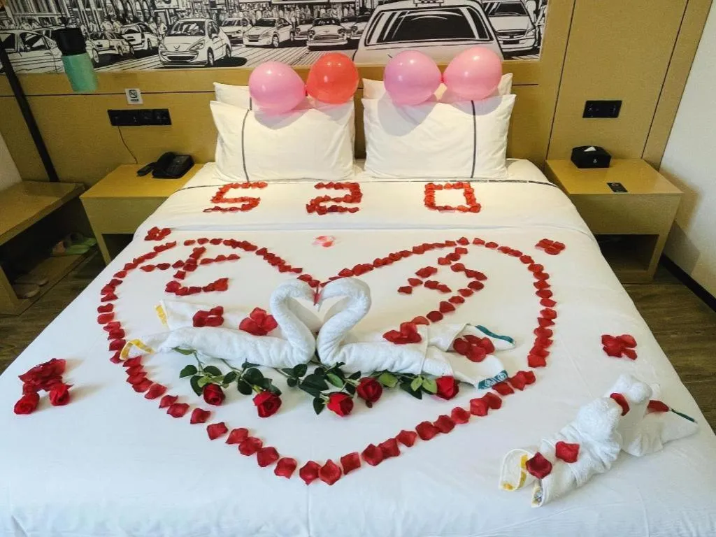 Bed in City Comfort Inn Chongqing Fuling North Station Taiyi Avenue