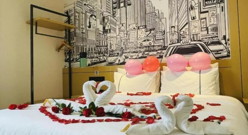 Bed in City Comfort Inn Chongqing Fuling North Station Taiyi Avenue