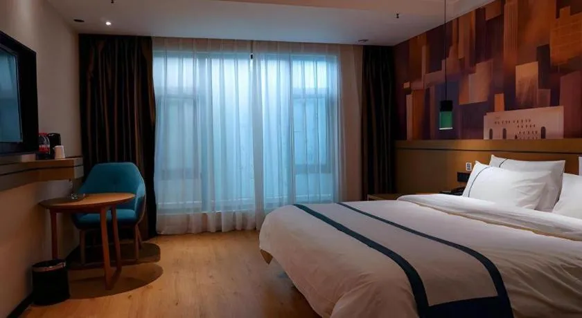 Bed in City Comfort Inn Chongqing Yongchuan Xuefu Avenue Wanda