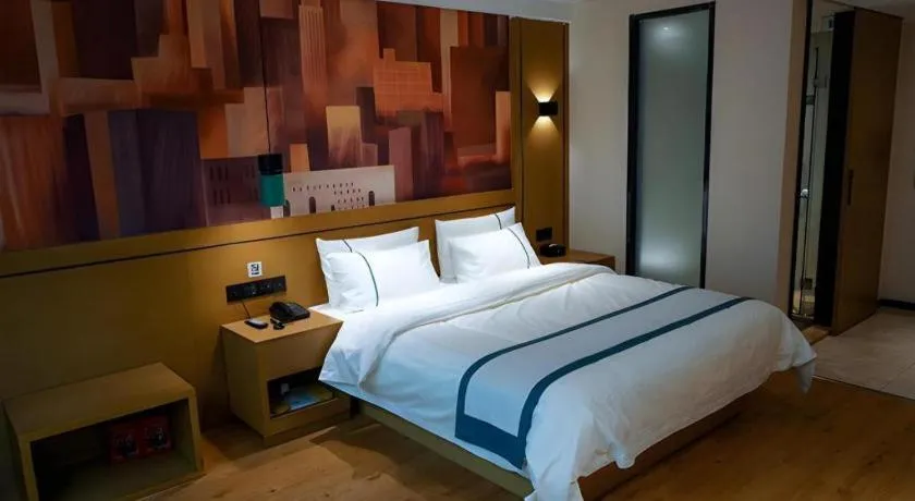 Bed in City Comfort Inn Chongqing Yongchuan Xuefu Avenue Wanda