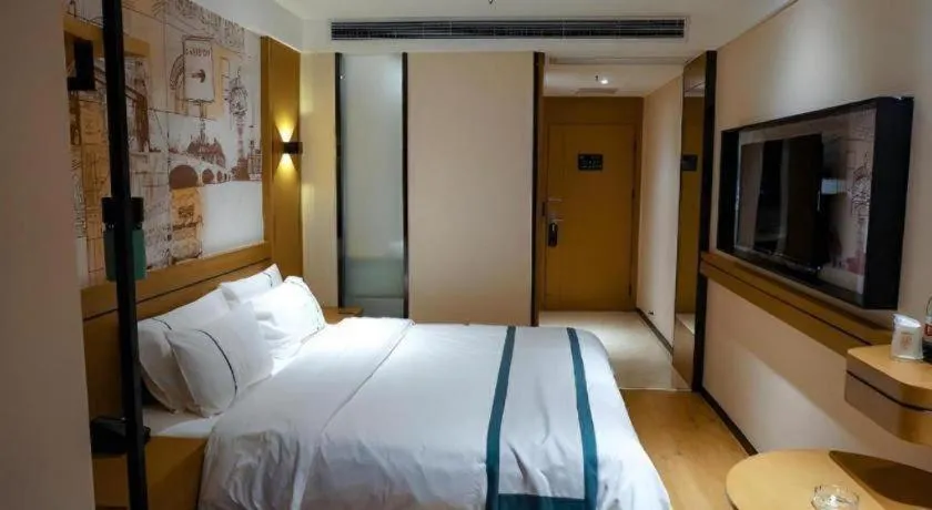 Bed in City Comfort Inn Chongqing Yongchuan Xuefu Avenue Wanda