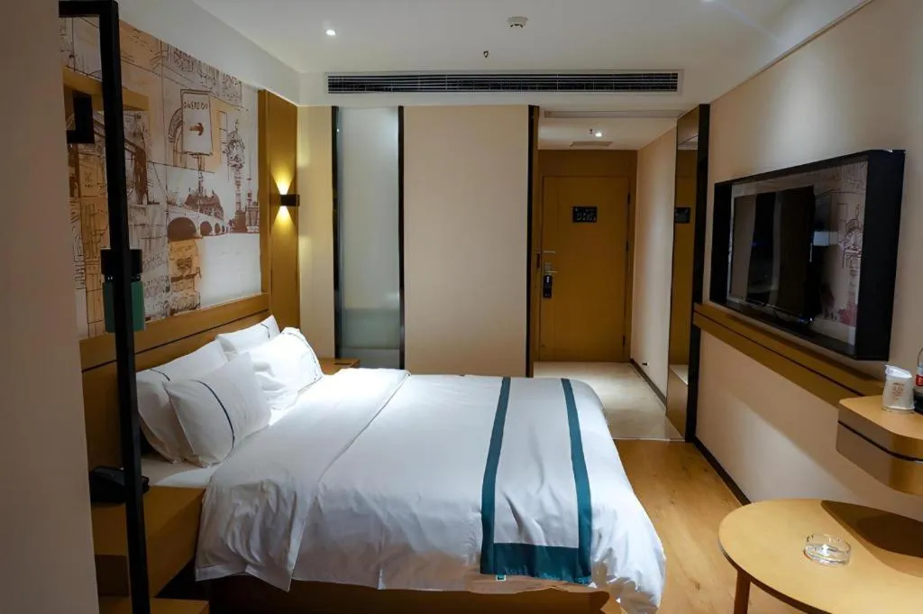 Bed in City Comfort Inn Chongqing Yongchuan Xuefu Avenue Wanda