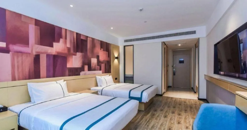 Bed in City Comfort Inn Chongqing Yongchuan Xuefu Avenue Wanda