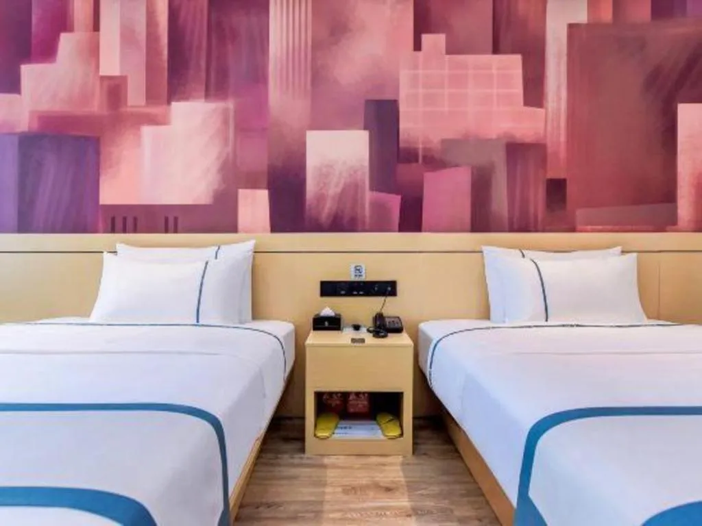 Bed in City Comfort Inn Chongqing Yongchuan Xuefu Avenue Wanda