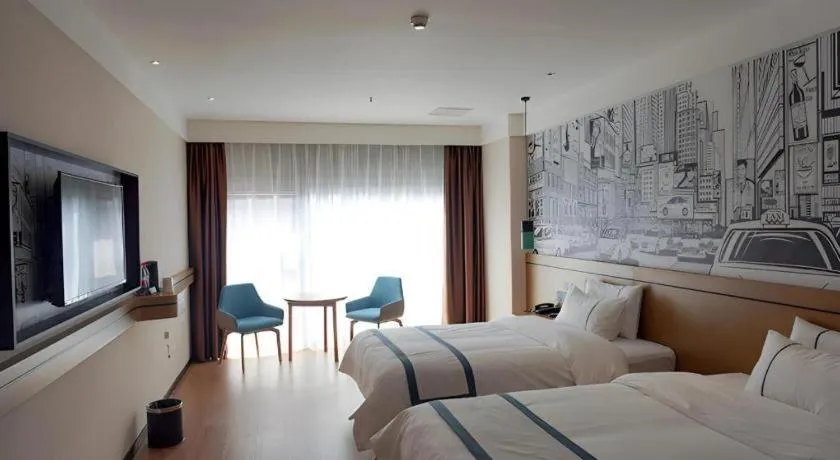 Bed in City Comfort Inn Chongqing Yongchuan Xuefu Avenue Wanda