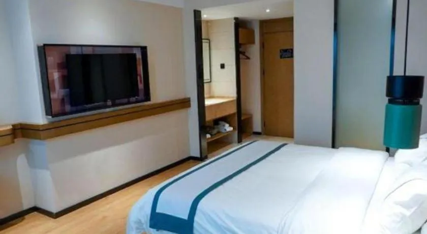 Bed in City Comfort Inn Chongqing Yongchuan Xuefu Avenue Wanda