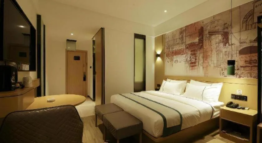 Bed in City Comfort Inn Lijiang Ancient City Qixing Street