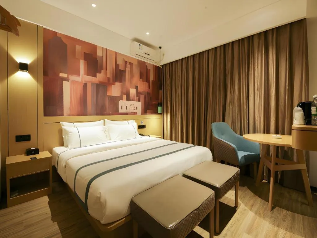 Bed in City Comfort Inn Lijiang Ancient City Qixing Street