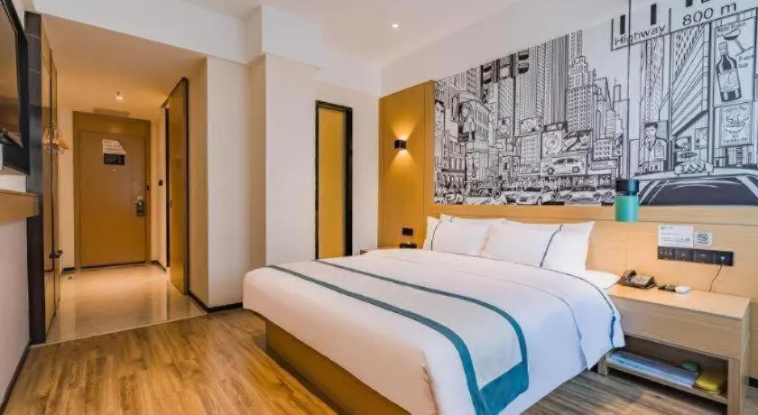 Bed in City Comfort Inn Lijiang Ancient City Qixing Street