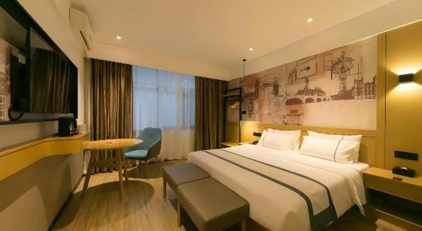 Bed in City Comfort Inn Lijiang Ancient City Qixing Street