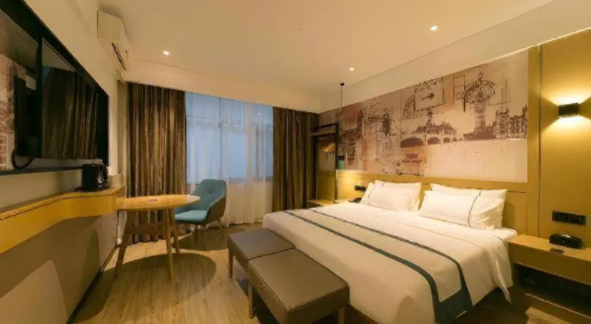 Bed in City Comfort Inn Lijiang Ancient City Qixing Street