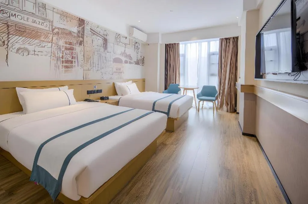 Bed in City Comfort Inn Pingxiang Free Trade Zone Redwood City