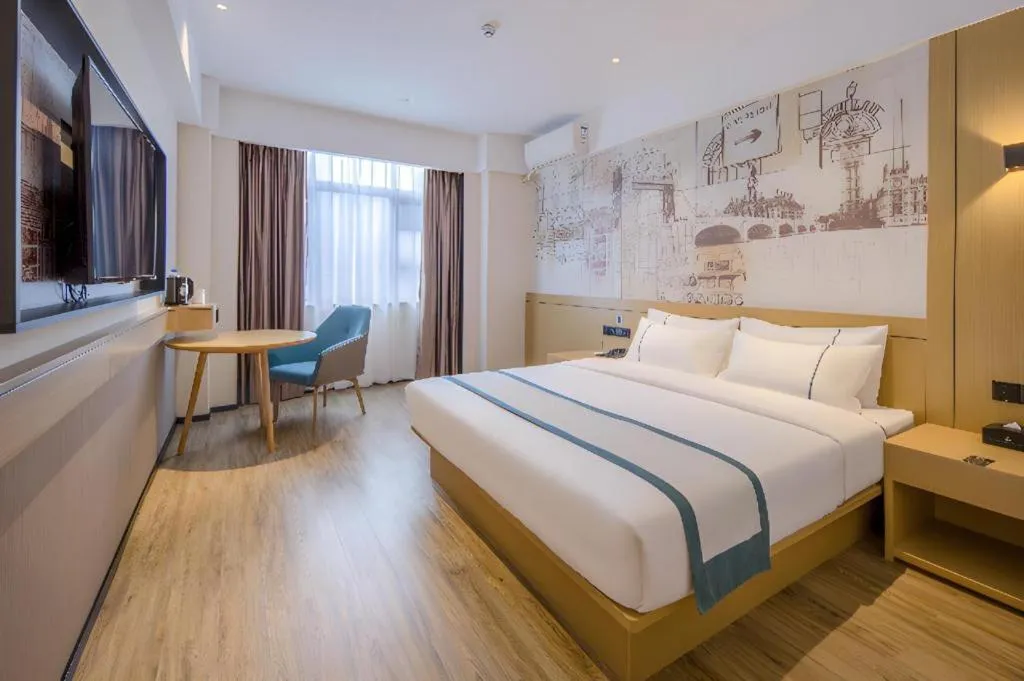 Bed in City Comfort Inn Pingxiang Free Trade Zone Redwood City