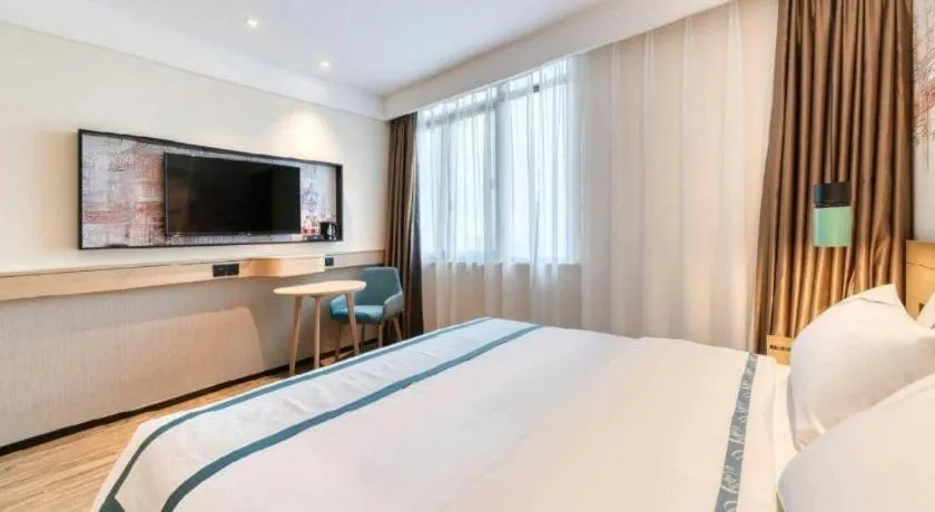 Bed in City Comfort Inn Yancheng Xihuan Road Wanda Plaza