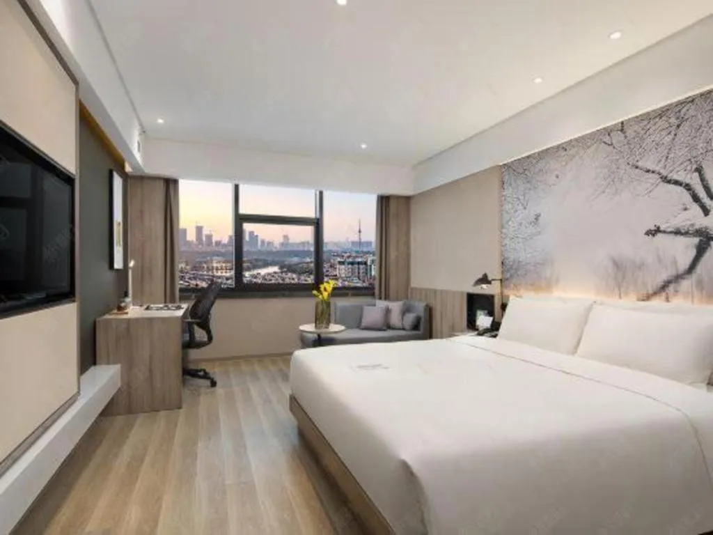 Bed in Atour Hotel Changsha Wuyi Square Wanbao Avenue