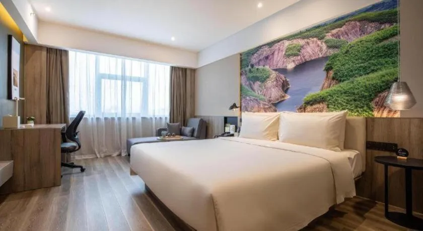 Bed in Atour Hotel Changsha Wuyi Square Wanbao Avenue
