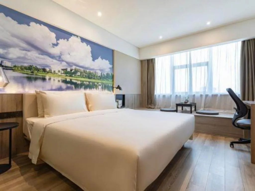 Bed in Atour Hotel Changsha Wuyi Square Wanbao Avenue