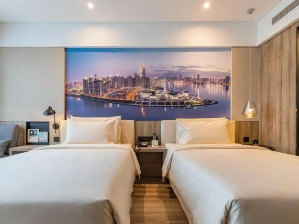 Bed in Atour Hotel Changsha Wuyi Square Wanbao Avenue