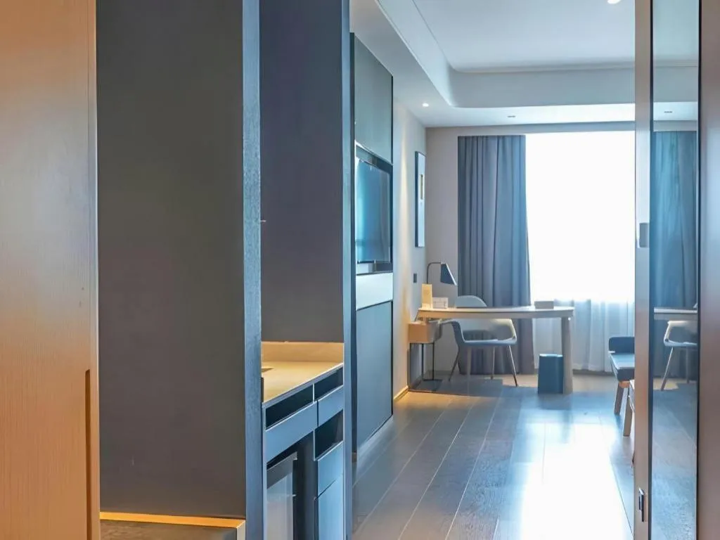 Bed in Atour Hotel Wenzhou Yueqing Nanhong Plaza