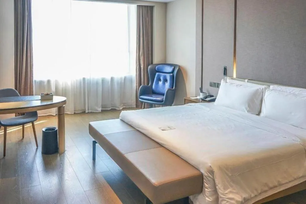 Bed in Atour Hotel Wenzhou Yueqing Nanhong Plaza