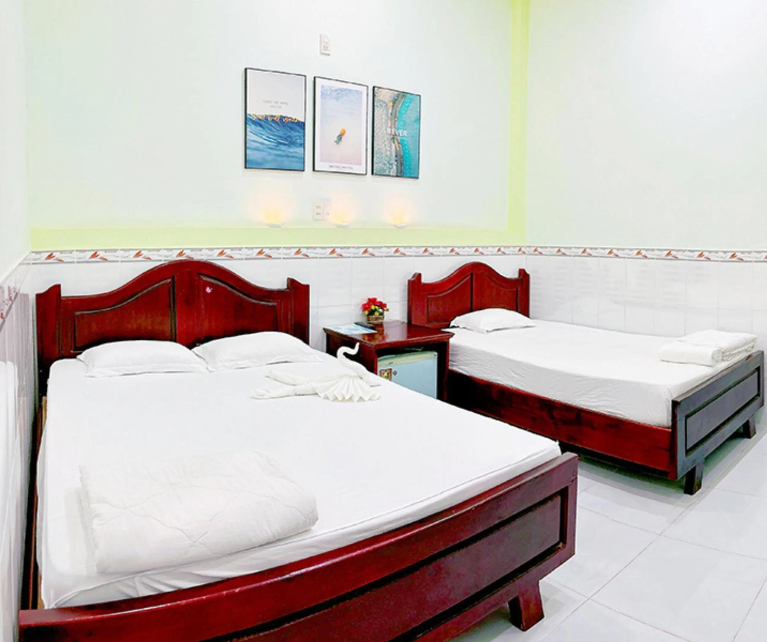 Bedroom, Bed in Quoc Dinh Guest House
