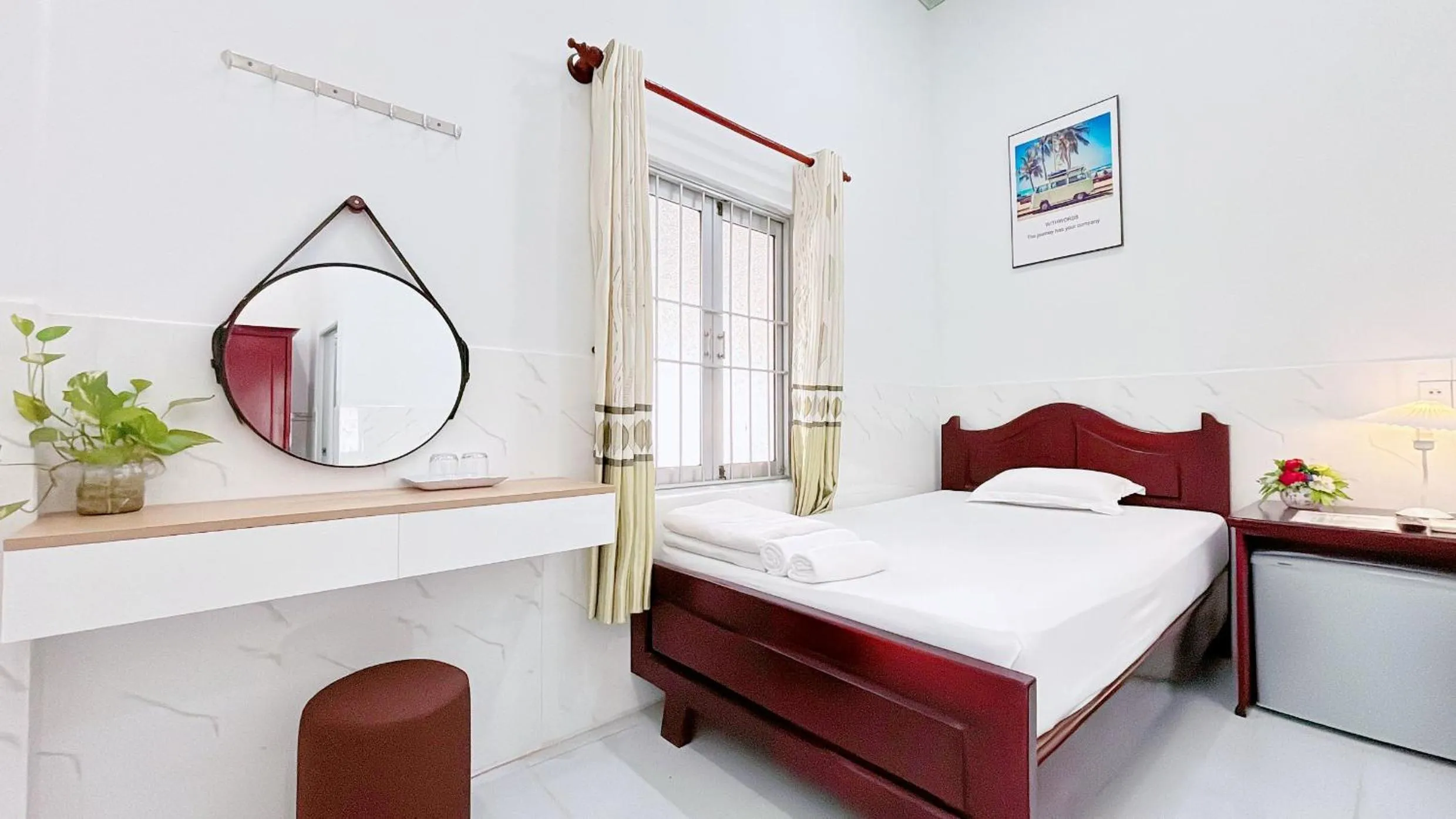 Bedroom, Bed in Quoc Dinh Guest House