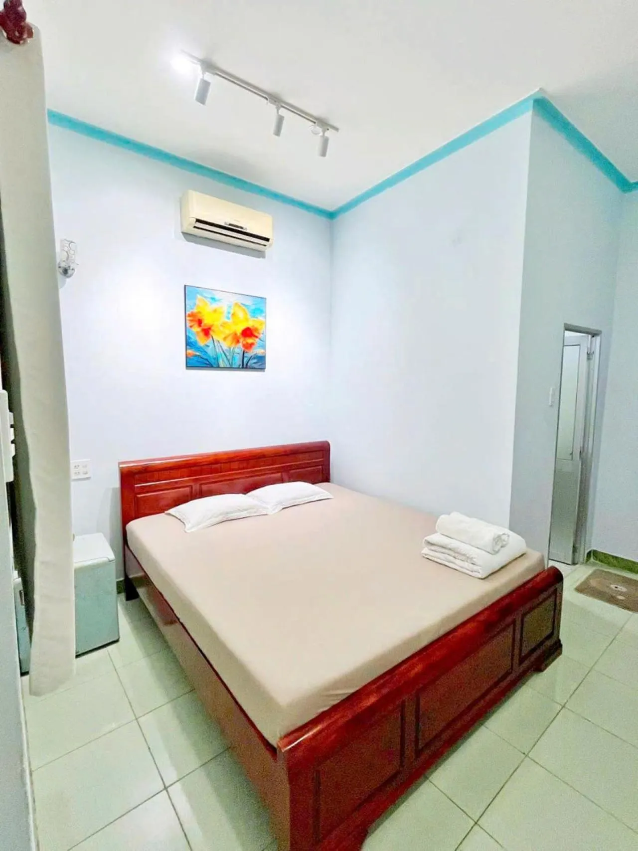 Bed in Quoc Dinh Guest House