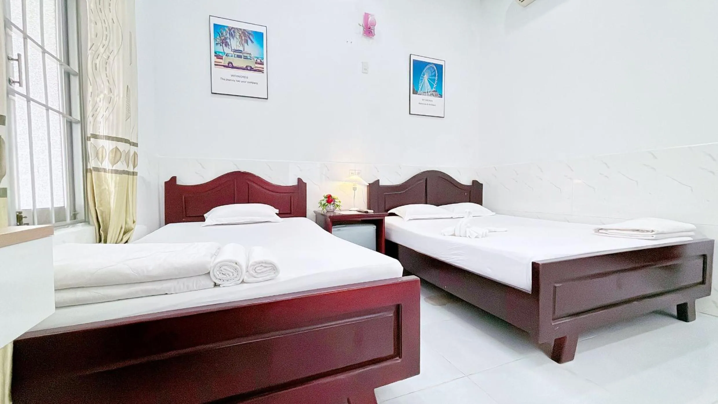 Bedroom, Bed in Quoc Dinh Guest House
