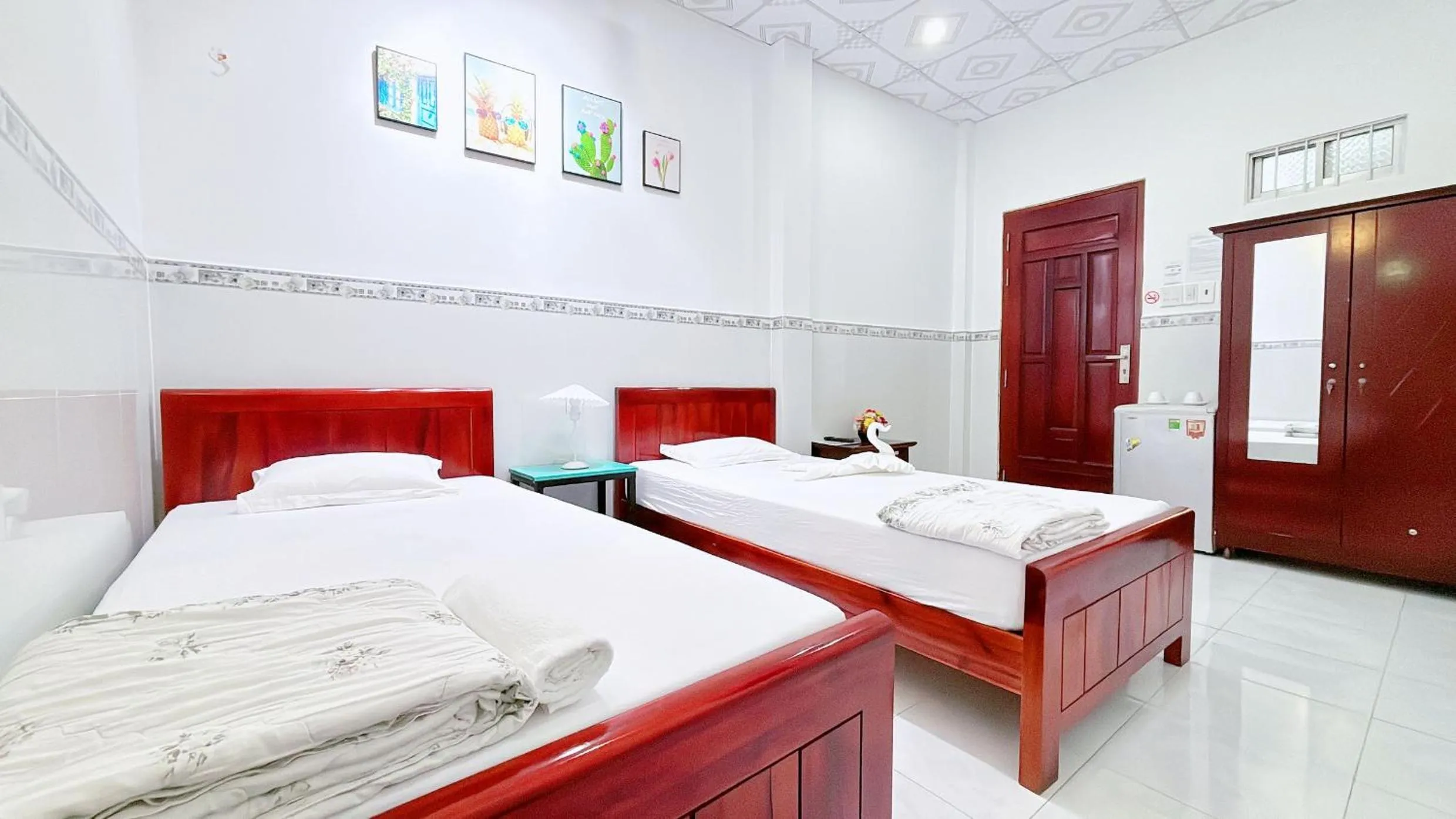 Bedroom, Bed in Quoc Dinh Guest House