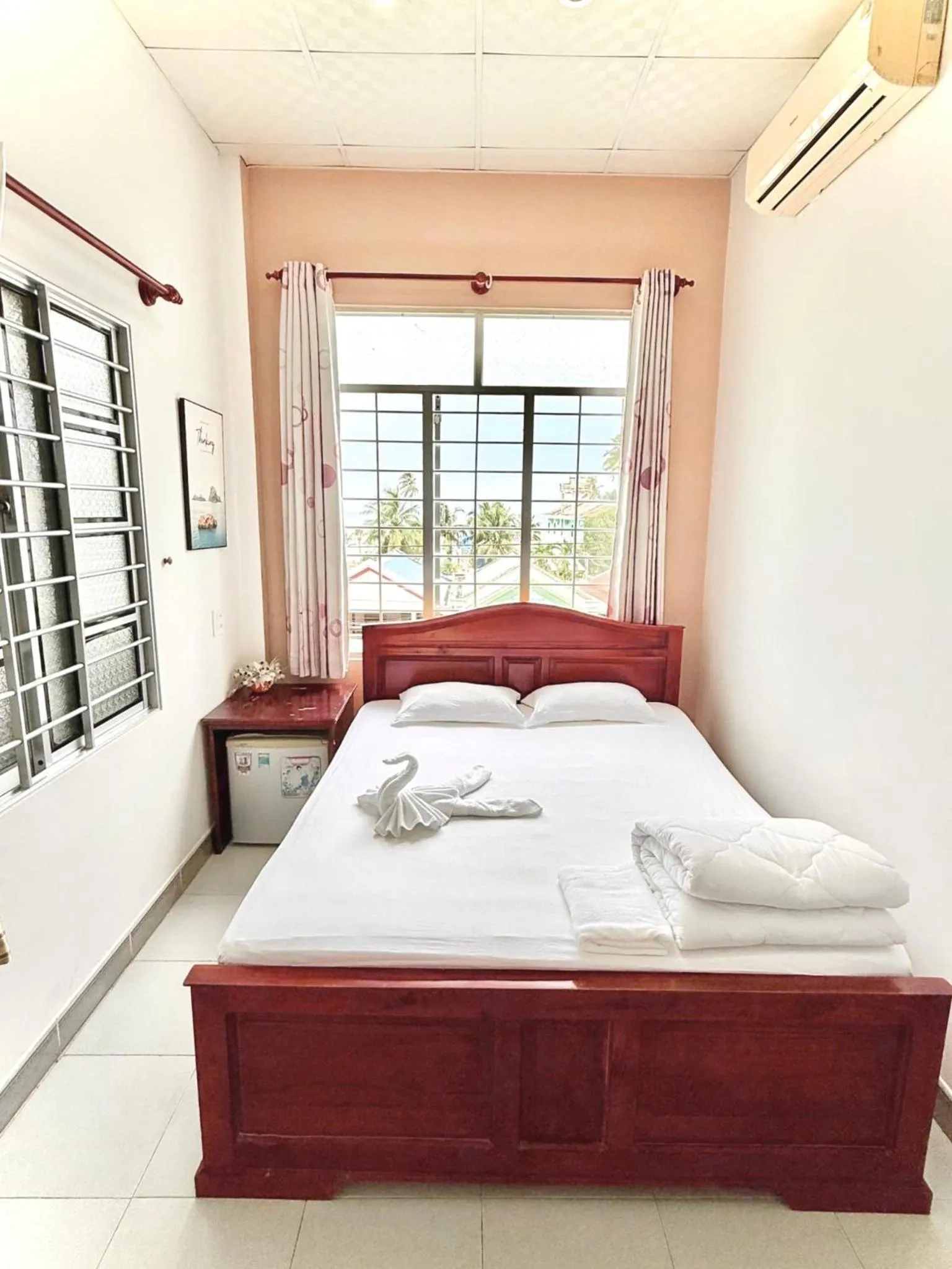 Bed in Quoc Dinh Guest House
