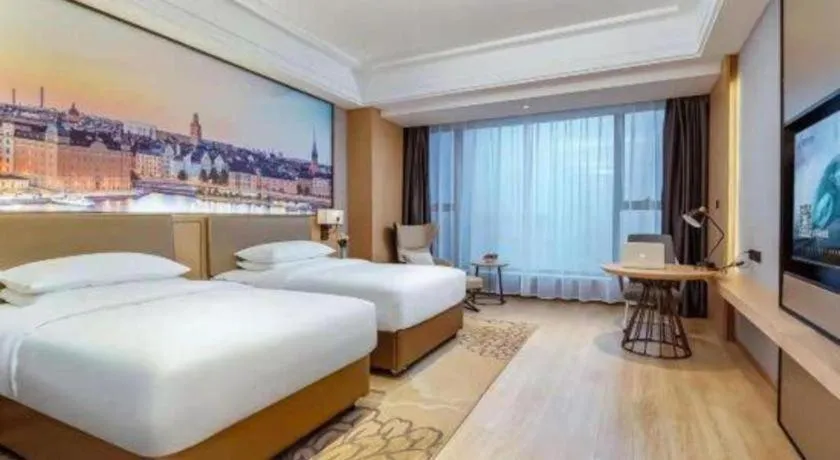 Bed in Venus Royal Hotel Anhui Tongcheng Tongguoxiushui