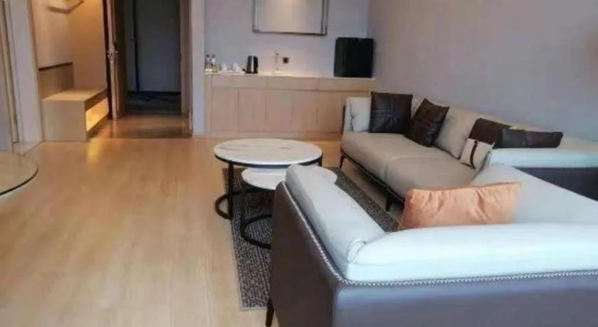 Bed in Venus Royal Hotel Anhui Tongcheng Tongguoxiushui