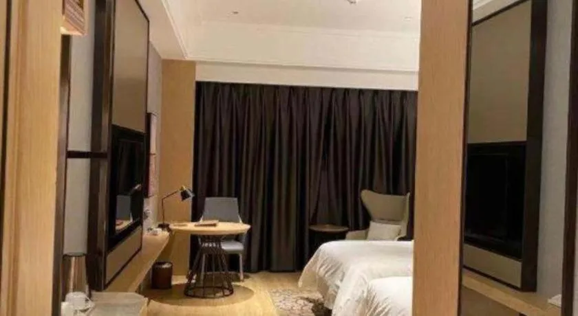 Bed in Venus Royal Hotel Anhui Tongcheng Tongguoxiushui