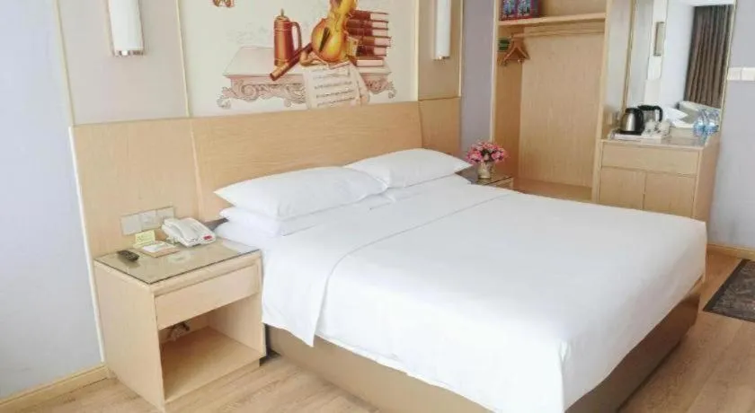 Bed in Vienna Hotel Yueyang East Station