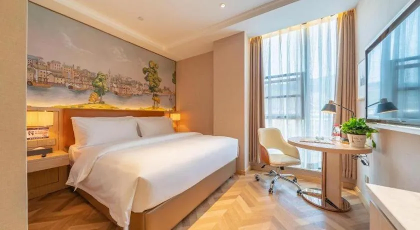 Bed in Vienna Hotel Chongqing West Station Square