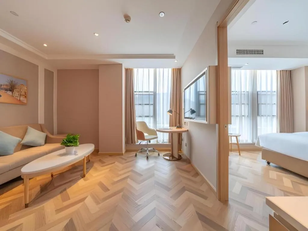 Bed in Vienna Hotel Chongqing West Station Square