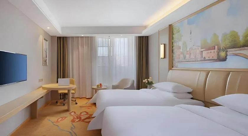 Bed in Vienna Hotel Jinjiang Bus Passenger Station