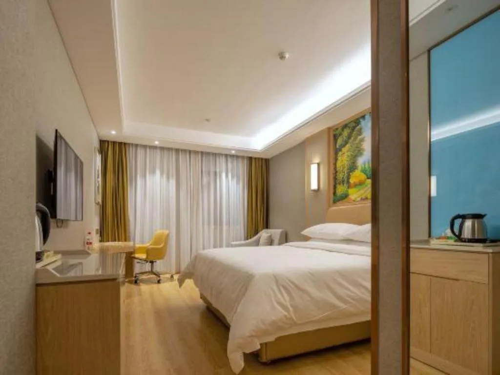 Bed in Vienna Hotel Jinjiang Bus Passenger Station