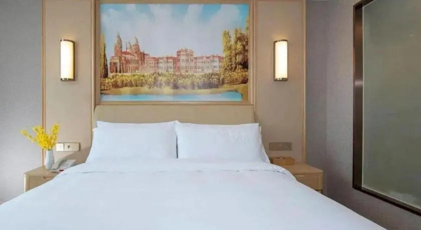 Bed in Vienna Hotel Jinjiang Bus Passenger Station